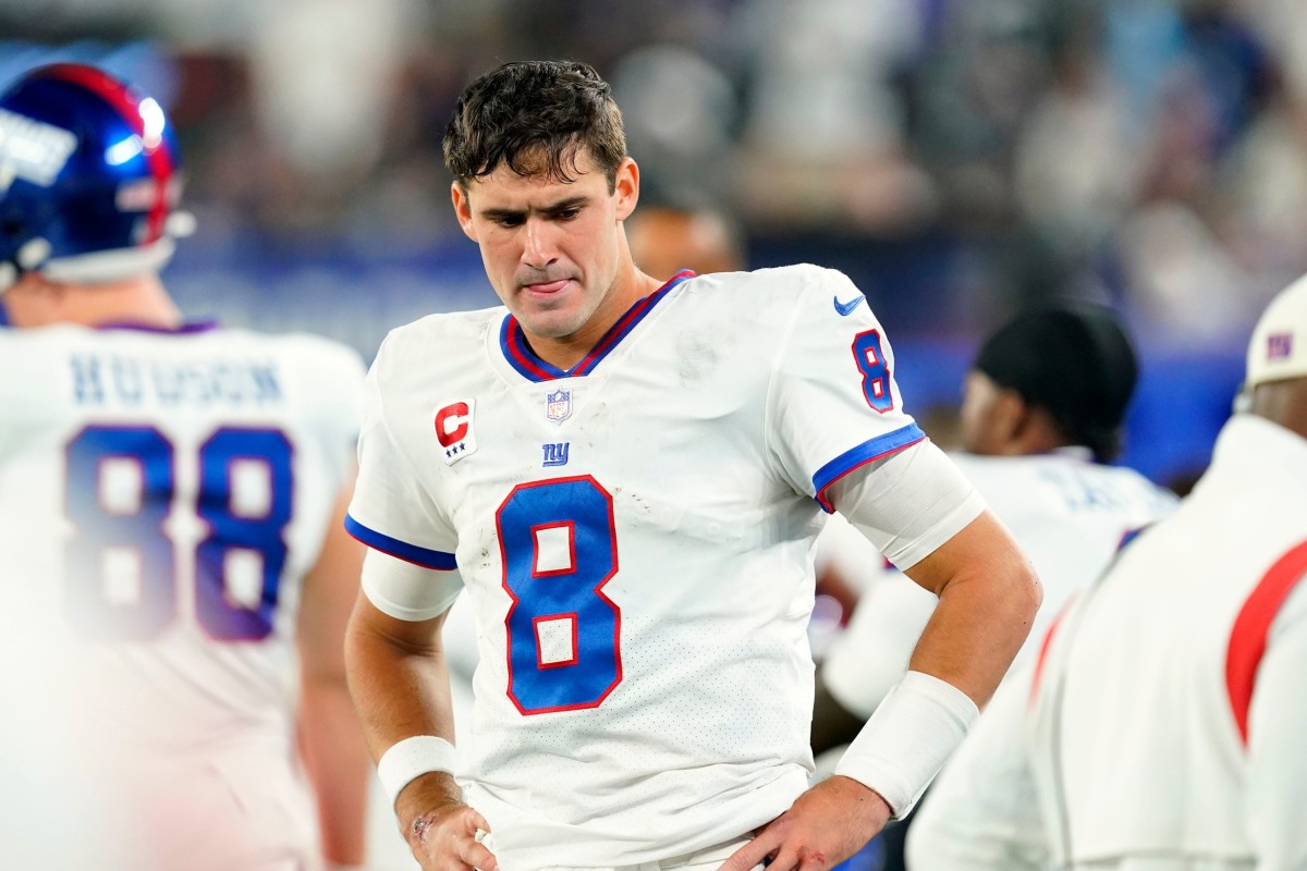 Giants quarterback Daniel Jones